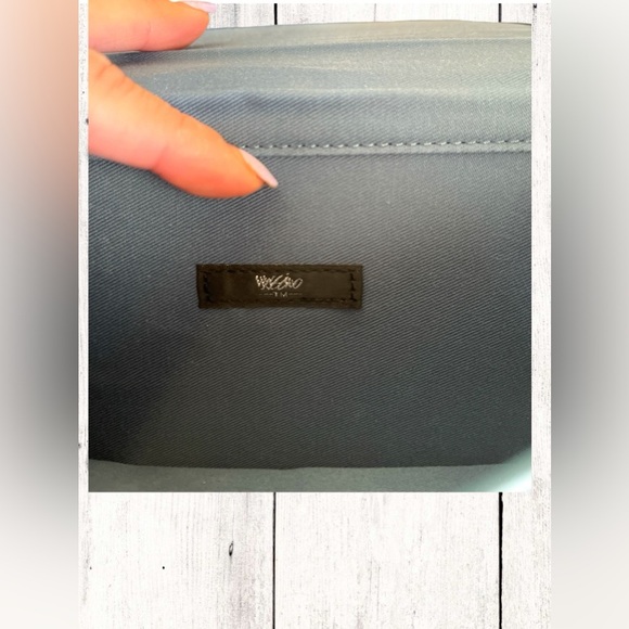 Mossimo Women's Crossbody Clutch Purse Organizer Blue Malachite Textured NWT - Picture 4 of 7